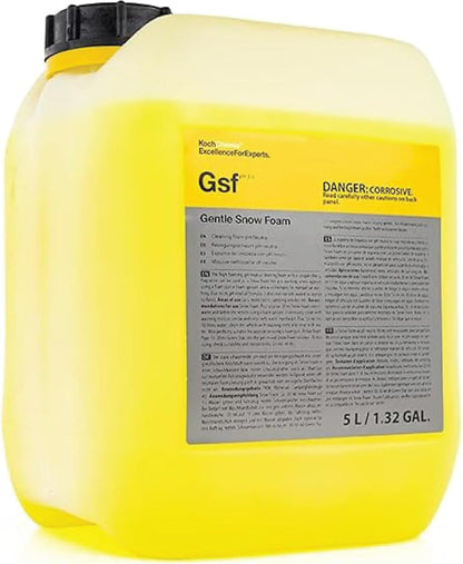 KOCHCHEMIE Gentle Snow Foam - pH Neutral Pre-Cleaning; Works With Foam Cannons & Sprayers; Manual Washing Shampoo; Safe on Existing Wax & Sealed Surfaces; Unique Cherry Fragrance (1 Liter)