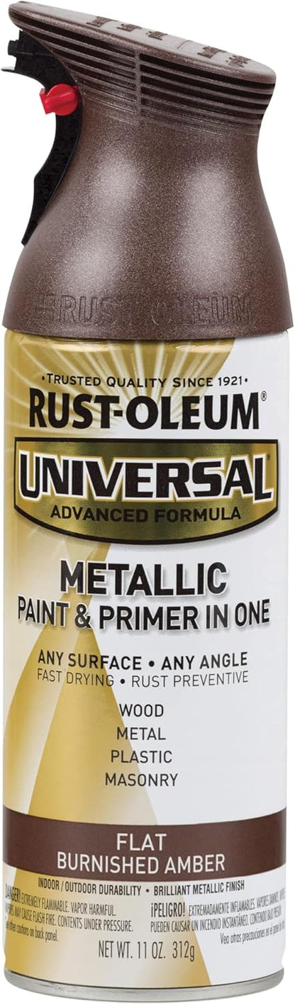 Rust-Oleum 302151 Universal All Surface Clear Topcoat Spray, 11 oz, Dead Flat Clear - Colors A