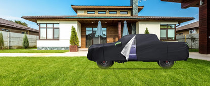 Car Cover Custom Fit for Honda CRV 1997-2025,Toyota RAV4 1996-2025, 6 Layers Truck Cover Waterproof All Weather for Automobiles,Outdoor Full Exterior Cover,Rain, Sun, Wind Protection,Black
