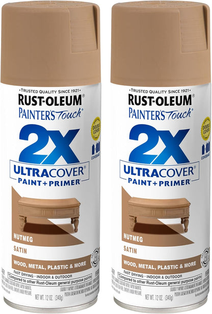 Rust-Oleum 334029 Painter's Touch 2X Ultra Cover Spray Paint, 12 oz, Gloss Clear - Colors A