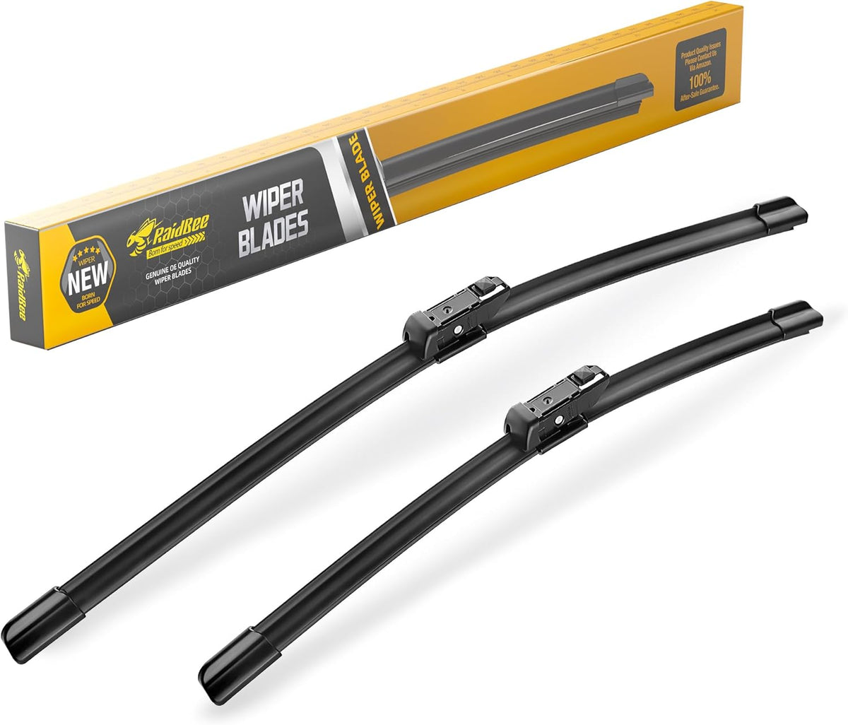 Raidbee® 26"+26" Windshield Wiper Blades Replacement for Ford Fusion 2013 2014 2015 2016 2017 2018 2019 2020 Genuine OEM Quality 2 Pack - Colors A