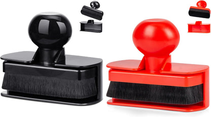 BABYSHEEP Car Tire Shine Applicator,Large Vegan Tire Shine Brush - Automotive Tire Dressing Applicator Brush with Storage Stand for Tire Detailing & Car Wash Kit, Black, 3.6 Inch Length (Black)