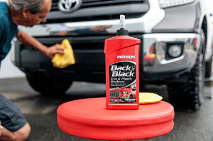 Mothers Back-to-Black Trim & Plastic Restorer, 12 oz. — Removes Oxidation, Dirt & Wax Residue – Restores Faded Trim & Provides Long-Lasting Protection (06112)