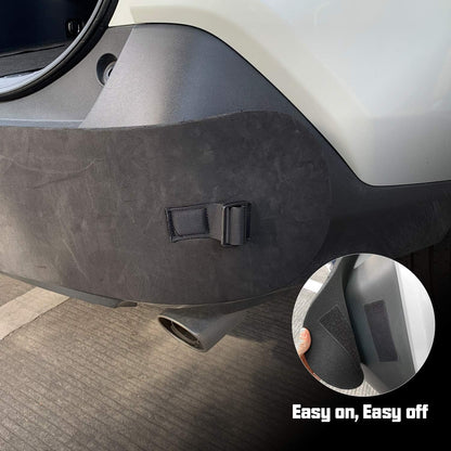 Universal Car Bumper Protector Guard, Rear Bumper Protector for Cars ONLY, Black Rear Bumper Guard 72" x 8.07" x 0.4"