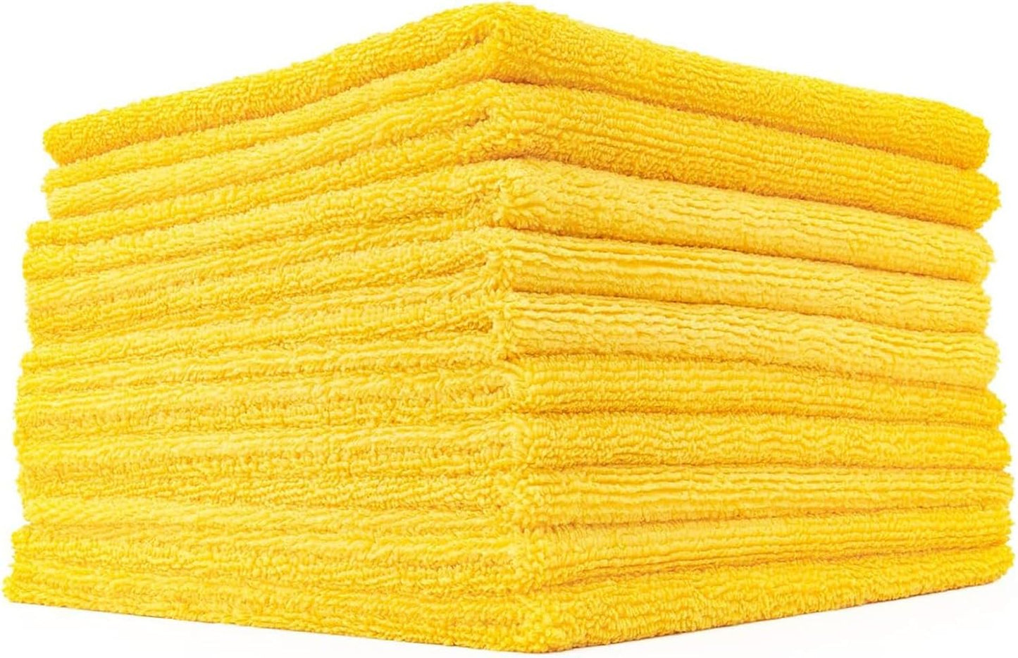 The Rag Company - Edgeless 365 Microfiber Towels (10-Pack) Premium 70/30 Blend, Professional Polishing, Wax Removal, Auto Detailing, 365gsm, 16in x 16n, Royal Blue