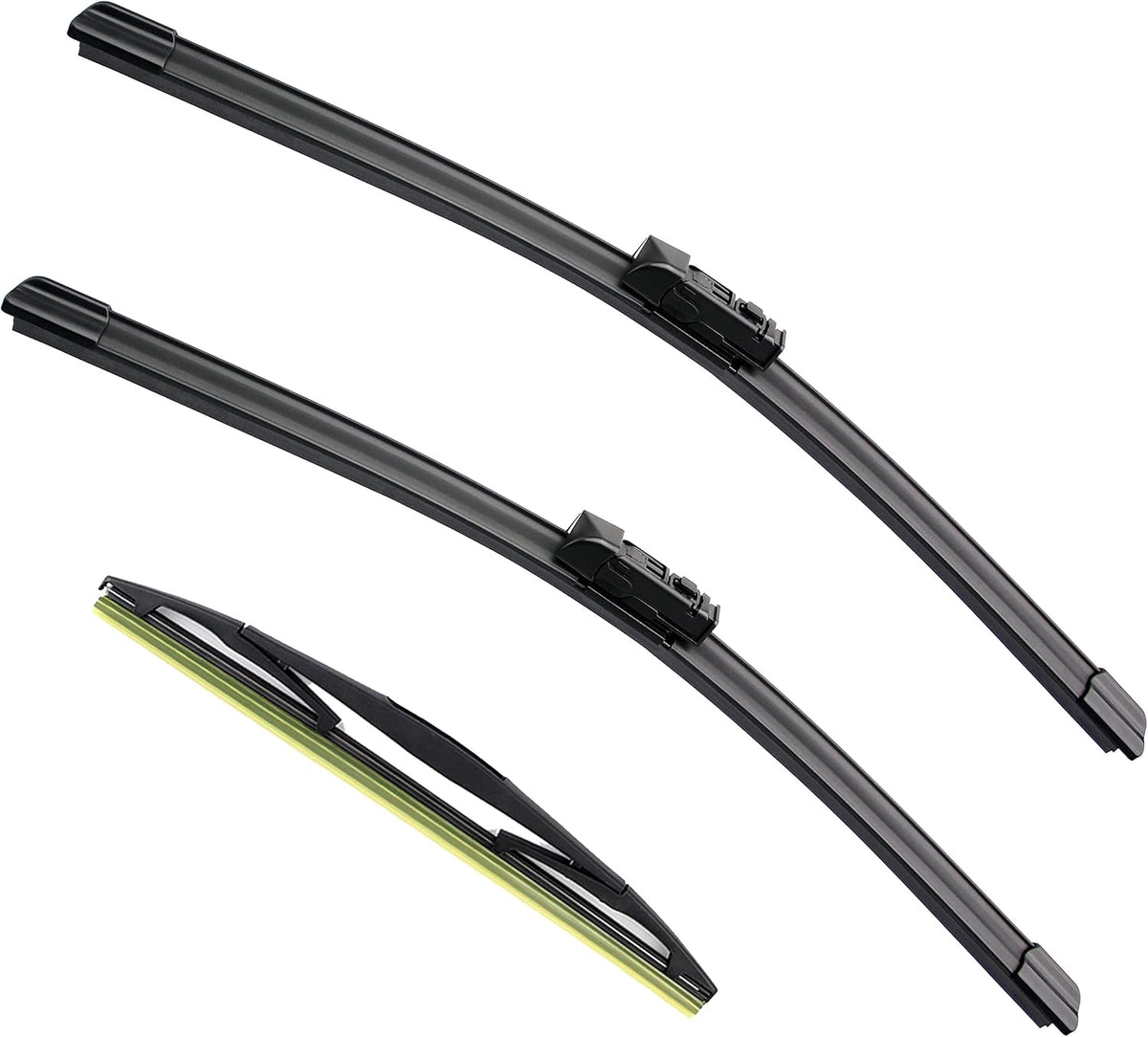 3 Factory Wiper Blade Replacement for Subaru Impreza 2017-2020 2021 2022 2023 Crosstrek 2018-2021 2022 2023 Original Equipment Windshield Wiper Blades Set - 26"/16"/12"(Set of 3) Top Lock - Colors B