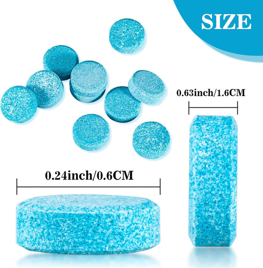 Sukh 150 Car Windshield Washer Tablets - Washer Fluid Tablets Glass Cleaner Concentrate Car Windshield Wiper Fluid Car Windshield Cleaner