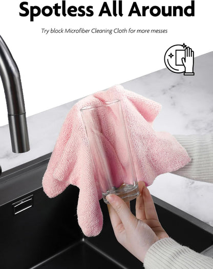 Fantasticlean Microfiber Cleaning Cloth Roll -75 Pack, Tear Away Microfiber Towels, 12" x 12", Reusable, Washable, Scratch Free, Ultra Absorbent for All-Around Cleaning Supplies (DimGray)