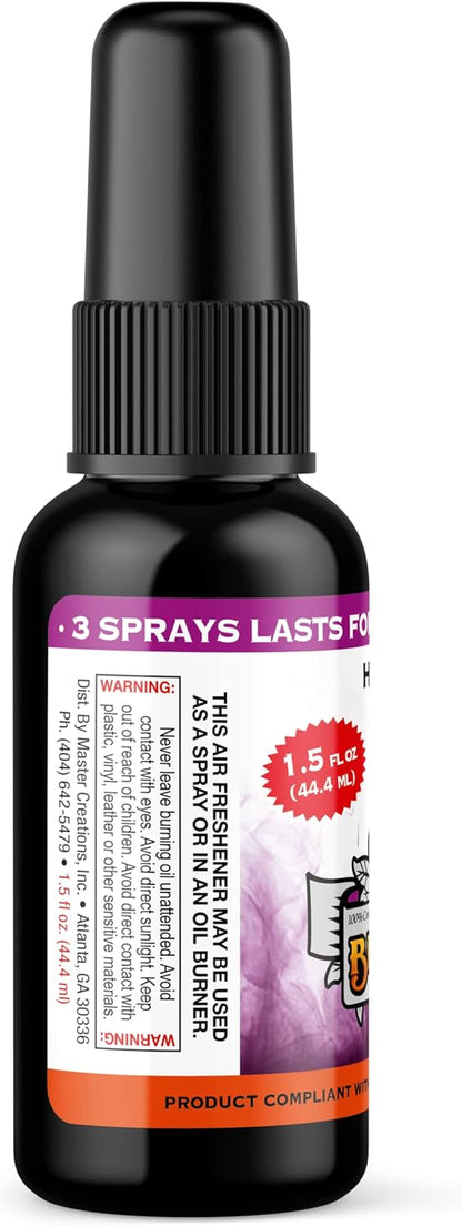 BluntPower (Baby Powder, 1 Pack) Concentrated Air Freshener Spray - Oil-Based Room Diffuser Spray - Long-Lasting Bathroom Scent, Car Freshener & Odor Eliminator - Colors A