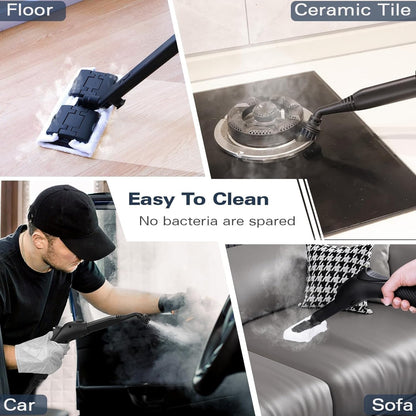 Waitbird 4.5 Bar High Pressure Steam Cleaner for Home, 248°F High Temp Handheld Steamer for Cleaning, 21-Piece Accessories Kit, Multi-Purpose Cleaner for Grease, Tile, Grout, Kitchen, Bathroom & Car
