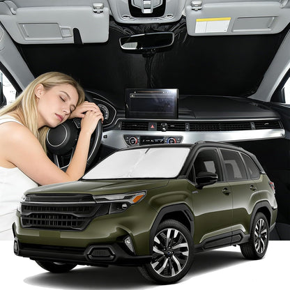 for Toyota Tacoma 2016-2023 2024 2025 2026 Sun Shade Sunshade Windshield Cover - 4 Layers Front Window Shade Custom Fit Tacoma 2Dr 4Dr Pickup Sun Visor 240T Shade Blocks UV Rays Car Accessories - Colors A