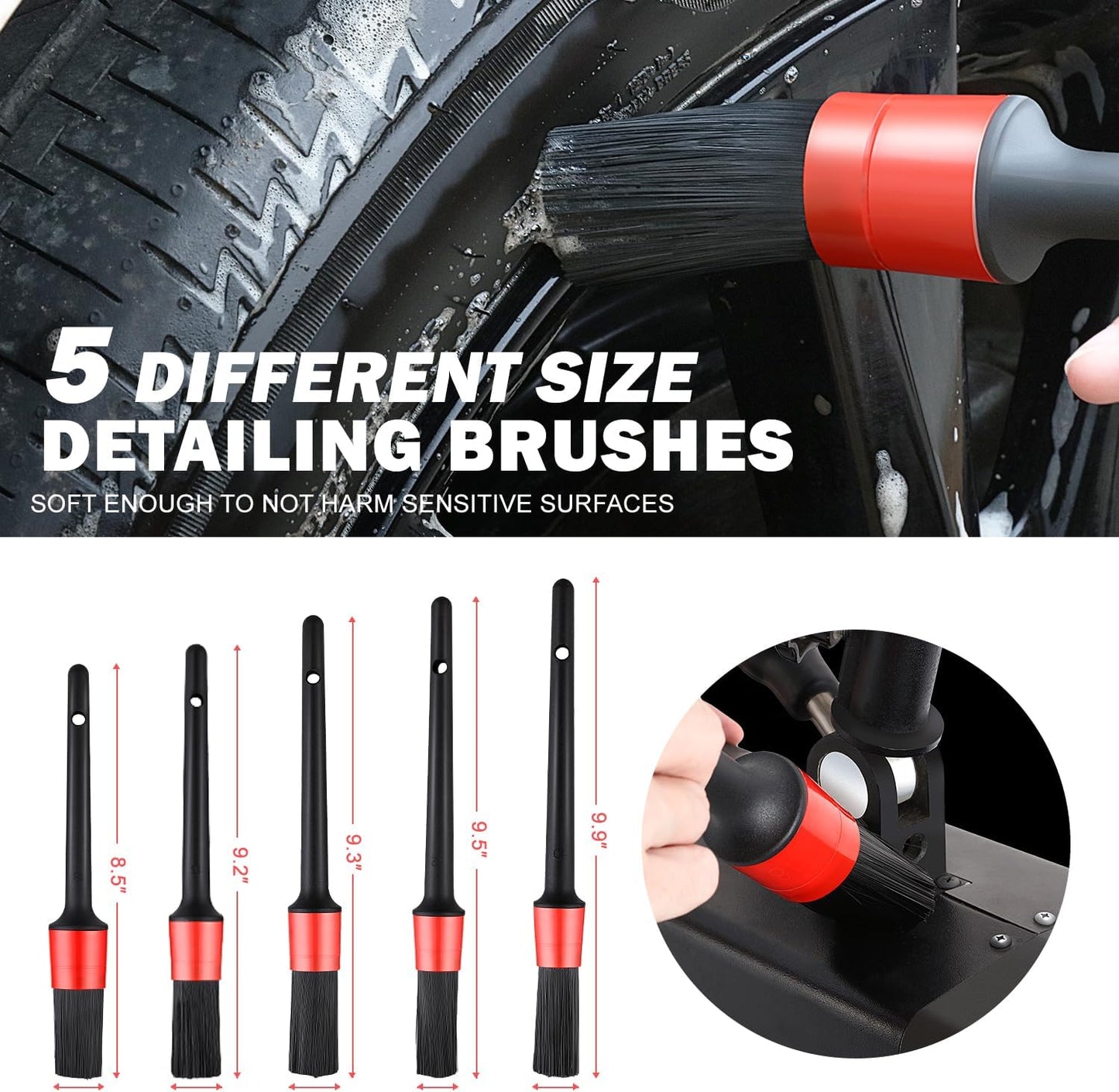 DNA MOTORING 4 Pack Car Cleaning Gels, Auto Detailing Tools Cleaning Putty Car Interior Cleaner Slime, Car Jelly Cleaner, Keyboard Cleaner, Car Cleaning Supplies, gifts for Men Women, TOOLS-00150