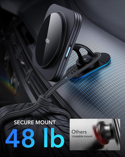 ESR for MagSafe Car Mount Charger,15W Magnetic Wireless Car Charger, for MagSafe Car Charging, Air Vent Dashboard Phone Holder Mount for iPhone Air 17 Pro Max 16 15 14 13 12, Galaxy S26, Fast Charging