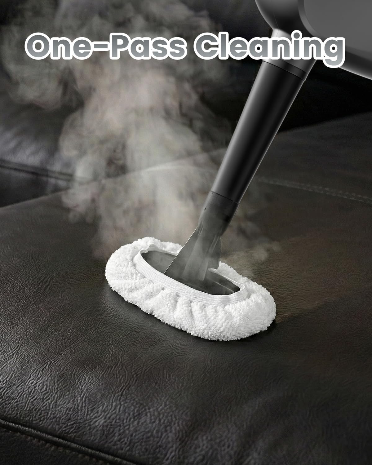 Handheld Steam Cleaner, 15s Fast Heating, Adjustable Steam, 650mL Large Water Tank, Pressurized Portable Steamer for Cleaning Home, Kitchen, Car, Bathroom, Tile, Furniture, Multi-Surface