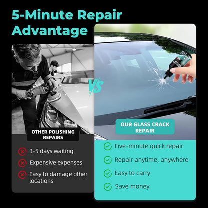 DEZEU Windshield Crack Repair Kit,2026 Latest Upgraded Windshield Chip Repair Kit,5MinQuick-Glass Repair Liquid,Long-Lasting for Windshields, Mirrors,All Crack Types 0.68 FL OZ.