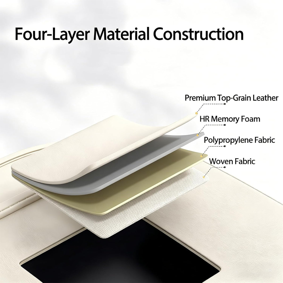 Universal Foldable Car Backseat Organizer with Table Tray, Car Seat Back Protector with Touch Screen Phone Holder, Premium Leather Kick Mats with Storage Pockets Tissue Holder (Brown)