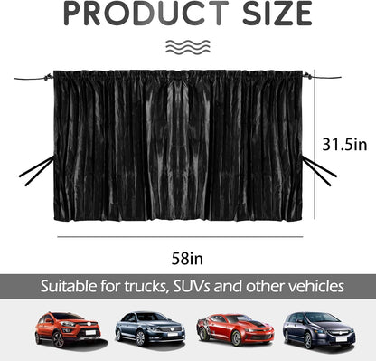 ZATOOTO Suede Car Window Shades 4PCS - Car Window Covers for Ultimate Privacy, UV Protection, and Heat Insulation, Side Window Sun Shade Perfect for Camping, Travel, Baby Safety, and Daily Use