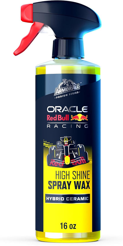 Armor All Podium Series High Shine Hybrid Ceramic Car Spray Wax, Safe on All Car Paint Finishes, Developed With Oracle Red Bull Racing, 16 fl oz