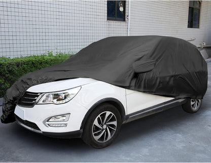 uxcell Car Cover Waterproof All Weather for Car, Full Car Cover Rain Sun Protection Universal Fit for Sedan 178''-185''
