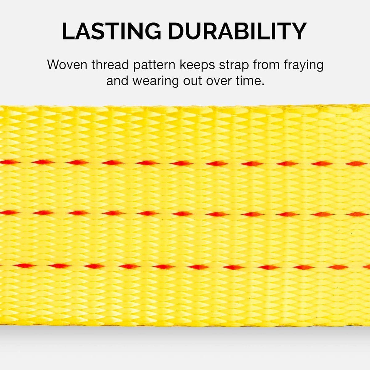 NEIKO 51005A Heavy-Duty Tow Strap with Hooks, 2 Inches by 20 Feet, Woven Polyester Webbing, and 10,000-Pound Capacity, HD Truck Recovery Strap and ATV Tow Strap, Tow Rope for Vehicles