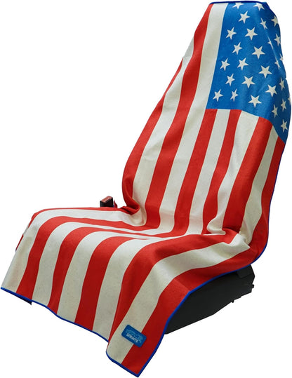 Sprints Athletic Running Towel, Full-Sized, Car Seat Cover - Performance Microfiber (Garden of Races Past)