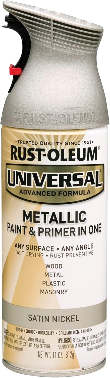 Rust-Oleum 302151 Universal All Surface Clear Topcoat Spray, 11 oz, Dead Flat Clear - Colors B