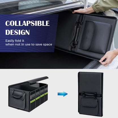 Coverado Car Backseat Organizer(2 Packs) with Tablet Tray, Nappa Leather Organizer for Car Seat Back, Waterproof Car Seat Organizer with Touch Screen, Seat Protector Kick Mats for Kids