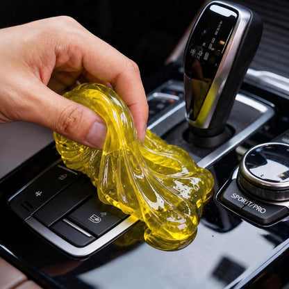 toretark Car Cleaning Gel – Reusable Interior Car Cleaner Putty, Natural Auto Detailing Slime for Vents & Crevices, Universal Car Accessories Gift for Men & Women, Blue