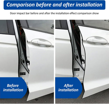 33Ft Car Door Edge Guards - Black Universal Fit Door Edge Protector, Rubber U Shape Automotive Door Trim Molding for Sedans Trucks SUV ATV - No Glue Required (Black, 33FT)
