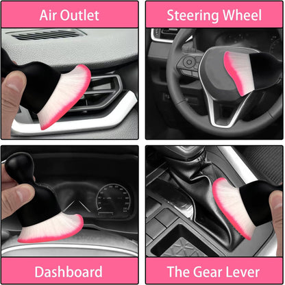 XY North Car Interior Dust Brush, Auto Detailing Brush, Soft Bristles Car Cleaning Brushes, Tool for Air Conditioner Vents, Leather, Computer, Scratch Free, Car Interior Accessories