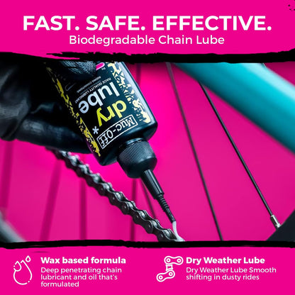 Muc-Off High Performance Waterless Bike Wash 750ml (Pack of 1) | Spray & Wipe Bike Cleaner | No Water Needed | Safe on Carbon Fibre | Cleans & Polishes with a Streak-Free Finish