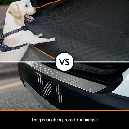 Cargo Liner for Dogs Waterproof Pet Cargo Covers for SUV with Bumper Flap Protection Heavy Duty Nonslip Dog Trunk Cargo Protector Washable Dog Seat Cover for Universal and Large Size SUVs