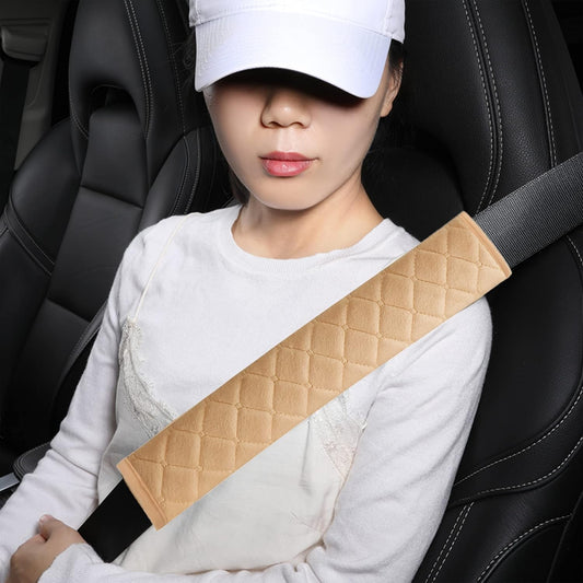HighnessHwoo Extra Long Seatbelt Covers for Adults Kids Women & Men, Soft Car Seat Belt Strap Cushion for Sedan, SUV, Trucks, Shoulder Neck Chest Protector Pads, Auto Accessories, 1pc, Gray, 25.5in