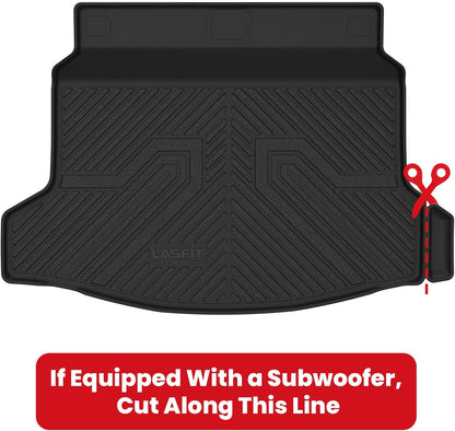 LASFIT Full Set Floor Mats for Honda CR-V 2026 2025 2024 2023 (Gasoline & Hybrid & e:FCEV), All Weather TPE Custom Fit Floor Liners 1st & 2nd Row & Seat Back Mat & Cargo Mat (Upper Position)