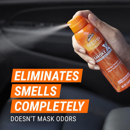 Armor All Fresh FX Smoke X Car Odor Eliminator Spray, Car Air Freshener Spray (New Car)