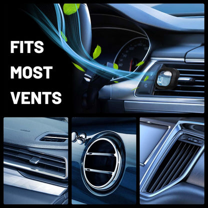 STRN Car Air Freshener, 12 Refills + 3 Square Vent Clips, 5 New Car & 5 Sea Breeze & 5 Lavender Scents, Long Lasting Air Fresheners Car Accessories Fragrance, Each Up to 20-30 Days