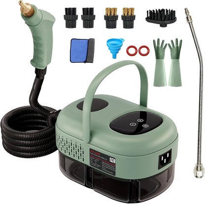 2500W Handheld Steam Cleaner,Portable Car Steamer For Auto Detailing,High-Temperature and Pressure Steam Cleaner For Home, Steam Cleaning Machine for Furniture,Kitchen,Grout,Floor,Tile (Gray)