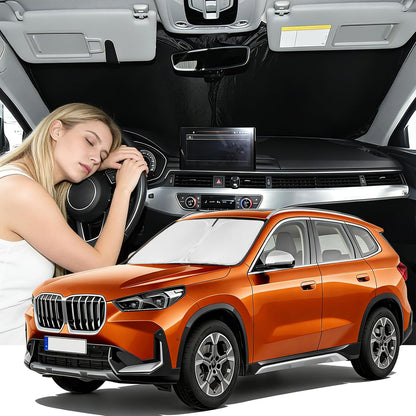 for Toyota Tacoma 2016-2023 2024 2025 2026 Sun Shade Sunshade Windshield Cover - 4 Layers Front Window Shade Custom Fit Tacoma 2Dr 4Dr Pickup Sun Visor 240T Shade Blocks UV Rays Car Accessories - Colors D