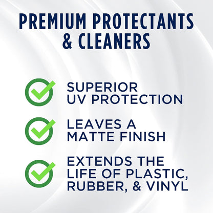 303 Products Automotive Protectant Spray, UV Protection for Car Interior & Exterior – Protects Vinyl, Plastic & Rubber, Repels Dust & Dirt, Matte Finish, 16 oz