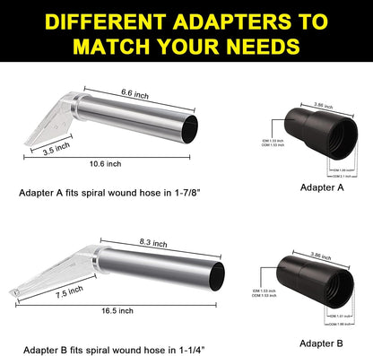 Carpet Vac Extractor Attachment-Tool - Cleaning Vacuum Clear Upholstery Car Detailing Turn Shop Vac into an Extractor