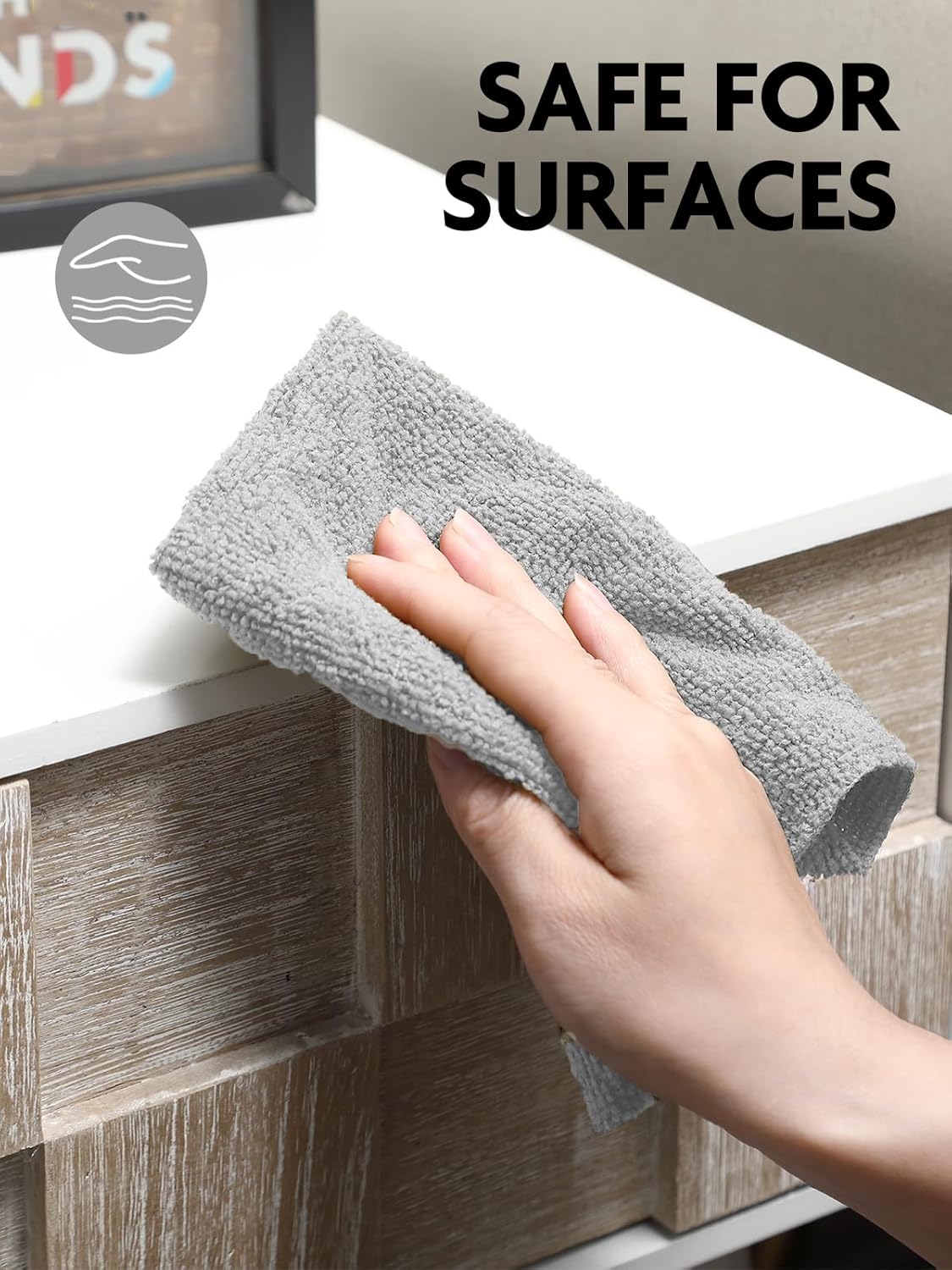 Fantasticlean Microfiber Cleaning Cloth Roll -75 Pack, Tear Away Microfiber Towels, 12" x 12", Reusable, Washable, Scratch Free, Ultra Absorbent for All-Around Cleaning Supplies (DimGray)