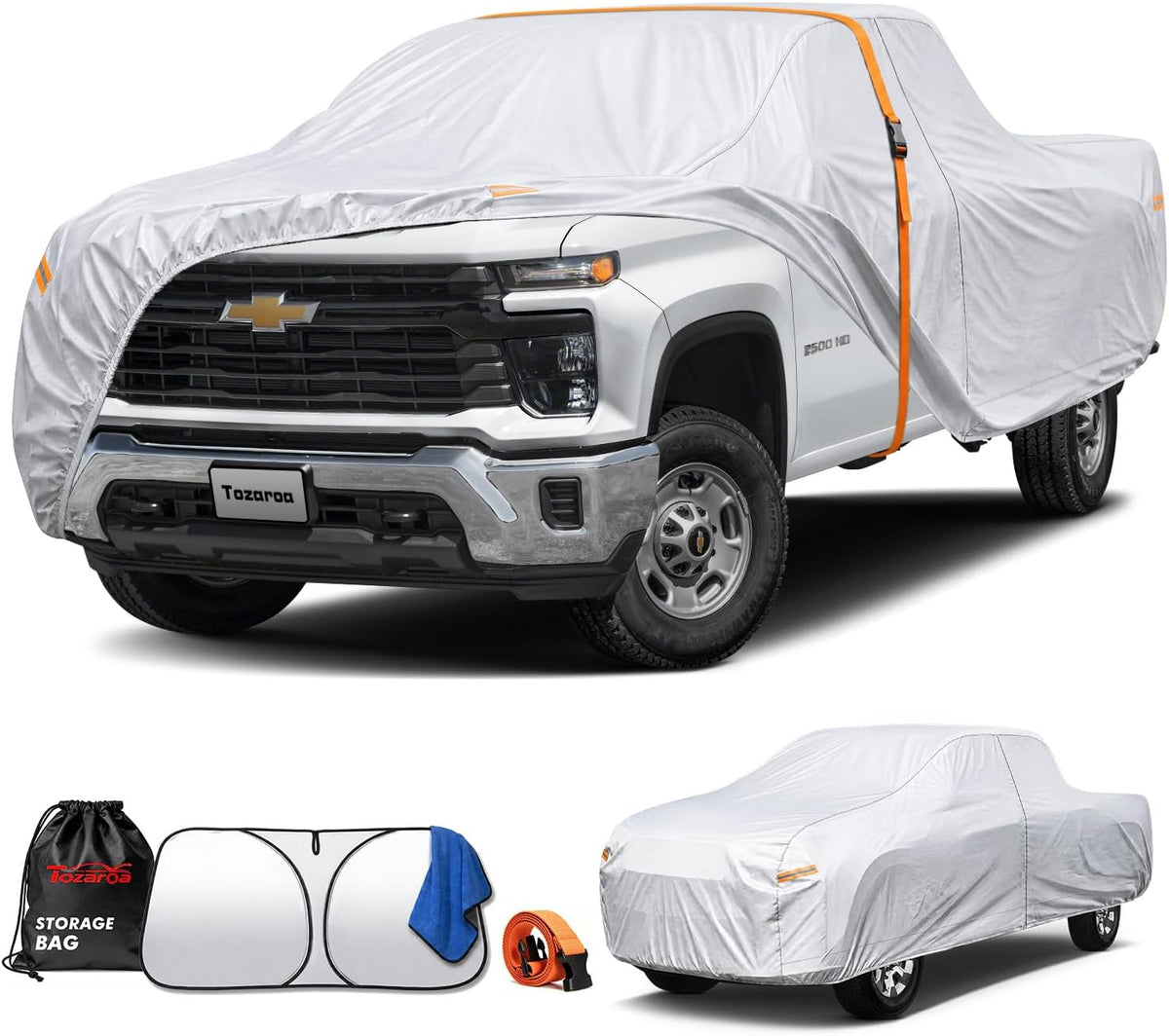 Car Cover Waterproof All-Weather,Heavy-Duty Outdoor Full Exterior Automobiles Sedan/Coupe (Length 186-193 inch) with Windshield Sun Shade Universal Fit Toyota Camry, Tesla Model 3, Accord etc