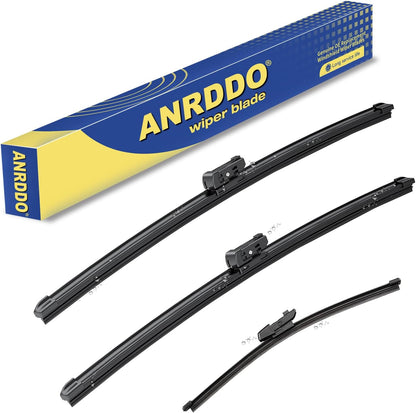 3 Wipers Factory Replacement For Subaru Outback 2020-2022 2023 2024 Original Equipment Replacement Windshield Wiper Blades Set 26"+18"+16" (Set of 3) Top Lock - Colors A