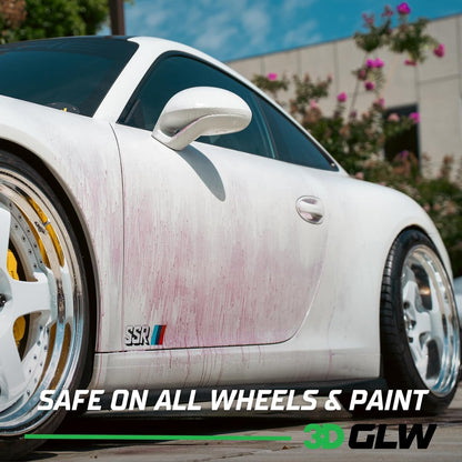 3D GLW Series Iron Remover – Fast Acting Fallout & Brake Dust Cleaner | pH Balanced Wheel & Paint Decontamination | DIY Detailing Spray | Made in USA |16 oz