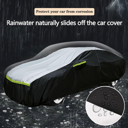 SUV car Cover All Weather Waterproof Murano, Subaru Outback/Solterra，Cadillac XT5/SRX, Buick Envision and Other Models -Outdoor Sunshade Protection with Zipper (Length 188 to 195 inch)
