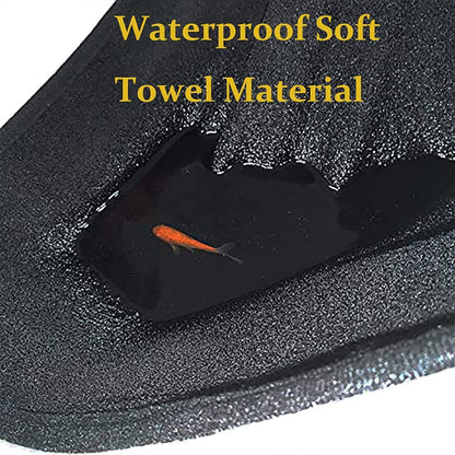 Waterproof Sweating Car Seat Cover for Post Gym Workout, Running, Swimming, Beach and Hiking, Universal Fit Non-Slip Towel Bucket Seat Protector for Cars SUV Trucks, Machine Washable (Grey)
