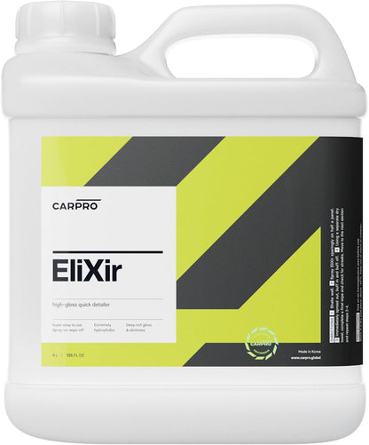CARPRO EliXir Quick Detailer with Sprayer - Quick Detail Provides a Fast Layer of Depth, Gloss, and Hydrophobic Energy - Liter (34oz)
