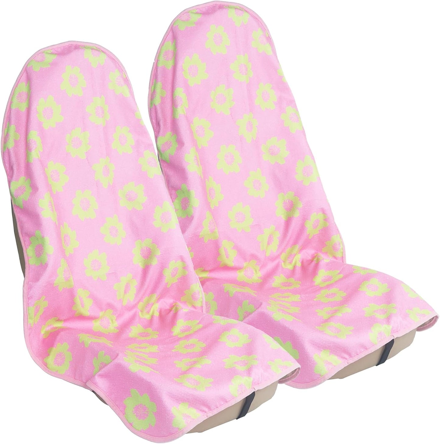 Car Seat Cover Protector Front Seats,for Gym Workout,Running,Swimming,Beach and Hiking,Waterproof Sweat Towel Bucket Seat Covers for Cars SUV Trucks (Black, 1Pcs)