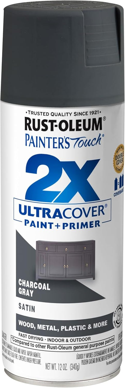 Rust-Oleum 334029 Painter's Touch 2X Ultra Cover Spray Paint, 12 oz, Gloss Clear - Colors C