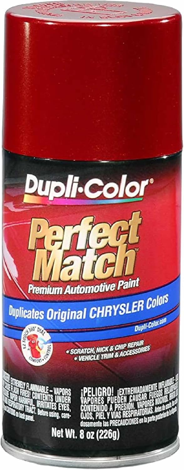 Dupli-Color EBCL01257 Clear Perfect Match Automotive Top Coat - 8 oz. Aerosol - Colors E
